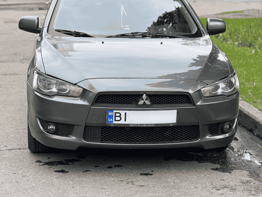 Реснички Mitsubishi Lancer X, накладки фар Лансер 10 тюнинг фото