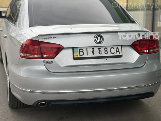 Спойлер ліп Volkswagen Passat B7 B8 USA NMS 2011-2019 ABS пластик тюнінг фото