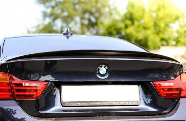 Спойлер BMW 4 F32 стиль Performance чорний глянсовий (ABS-пластик) тюнінг фото