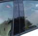 Молдинги дверних стійок Honda Civic седан чорні (06-11 р.в.) тюнінг фото