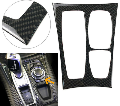 Накладка центральній панелі салону BMW X5 E70 / X6 E71 карбон (10-14 р.в.) тюнінг фото