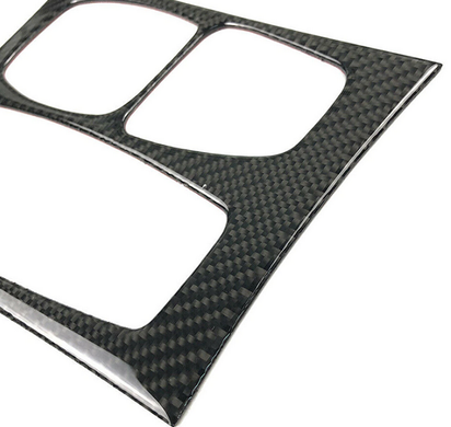 Накладка центральній панелі салону BMW X5 E70 / X6 E71 карбон (10-14 р.в.) тюнінг фото