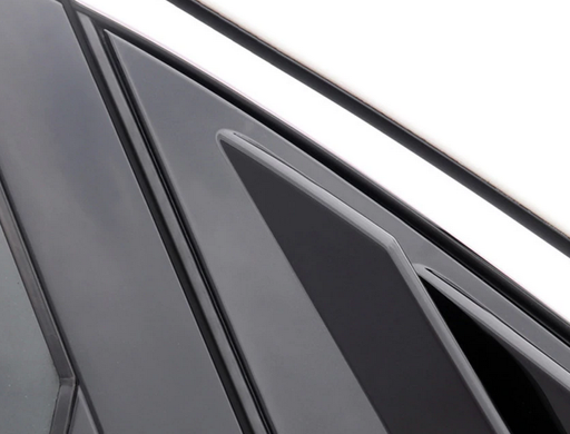 Накладки (жабры) на окна задних дверей Audi A4 B8 тюнинг фото