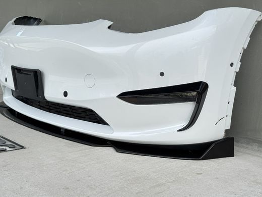 Накладка переднего бампера Tesla Model Y тюнинг фото