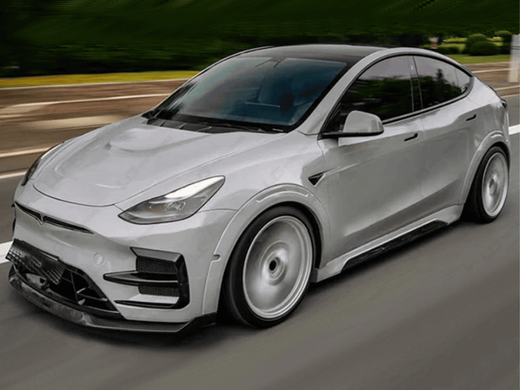 Пороги боковые TESLA MODEL Y тюнинг фото