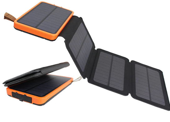 Портативний складний зарядний пристрій (павербанк) із сонячною панеллю тюнінг фото