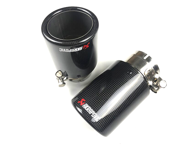 ᐉ  на глушитель AKRAPOVIC карбон (круглая кромка) GLUG02 в .