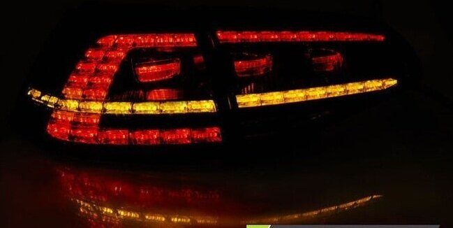 Оптика задня, ліхтарі на Фольксваген Гольф 7 стиль GTI тюнінг фото