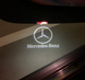 Подсветка дверей с логотипом Mercedes R (W215) ML W164, GL X164 тюнинг фото