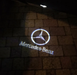 Подсветка дверей с логотипом Mercedes R (W215) ML W164, GL X164 тюнинг фото