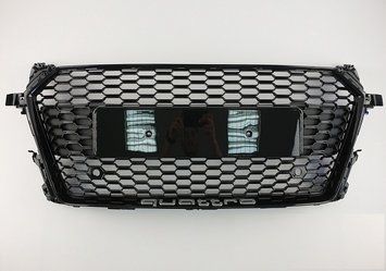 Решетка радиатора Audi TT RS Quattro черный глянец (14-18 г.в.) тюнинг фото