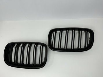 Решетка радиатора BMW X5 Е70, X6 E71 м стиль, матовая тюнинг фото