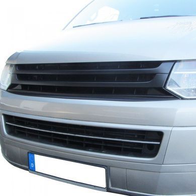 Решітка радіатора VOLKSWAGEN T5 чорна (10-15 р.в.) тюнінг фото