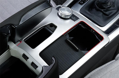 Накладка передней панели салона Mercedes W204 хром тюнинг фото