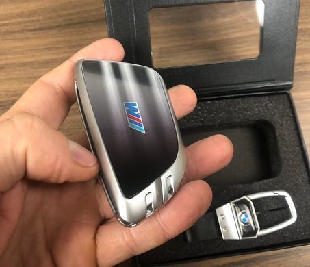 Чохол протектор на ключ для BMW F48 G30 G11 F39 F25 F15 F16 темний тюнінг фото