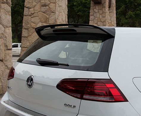 Спойлер VW Golf 7 стиль Votex чорний глянець ABS-пластик (12-18 р.в.) тюнінг фото