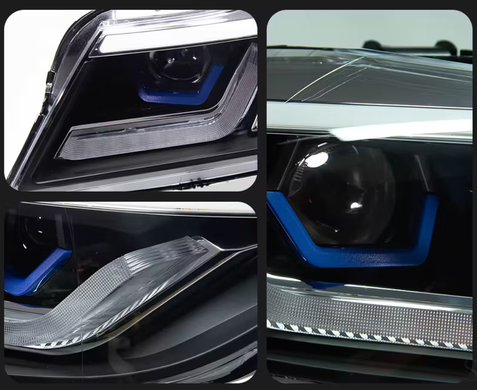 Оптика передняя, светодиодные фары на БМВ E90 (09-012) Xenon тюнинг фото