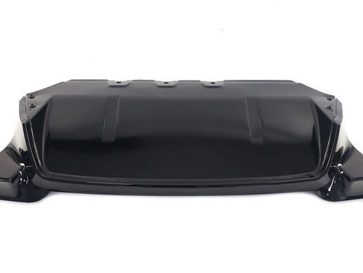 Накладка заднего бампера БМВ 5 F10 M-Pakiet вар. 2 (ABS-пластик) тюнинг фото
