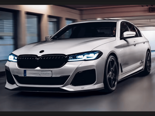 Оптика передняя, LED фары BMW G30 (17-20 г.в.) на заводской кскнон тюнинг фото