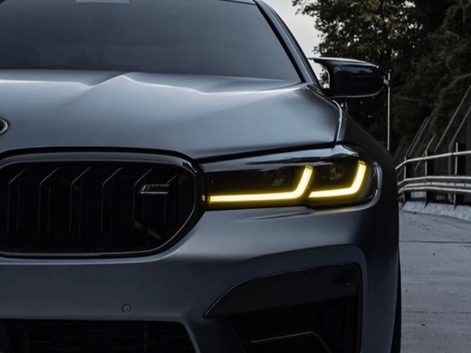 Оптика передняя, LED фары BMW G30 (17-20 г.в.) на заводской кскнон тюнинг фото