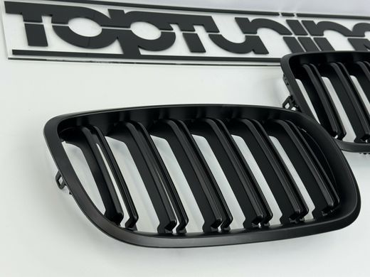 Решетка радиатора BMW X5 Е70, X6 E71 м стиль, матовая тюнинг фото