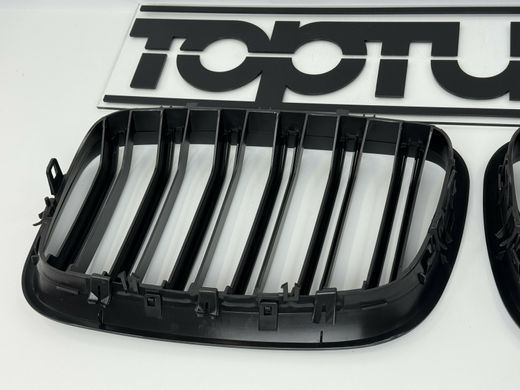 Решетка радиатора BMW X5 Е70, X6 E71 м стиль, матовая тюнинг фото