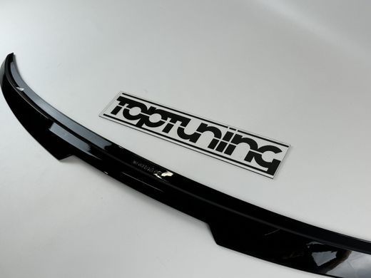 Спойлер BMW F10 стиль М4 чорний глянсовий (ABS-пластик) тюнінг фото