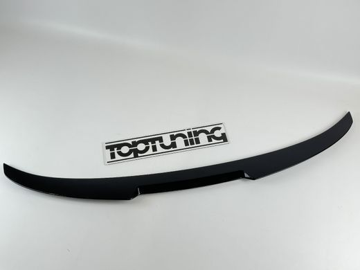 Спойлер BMW F10 стиль М4 чорний глянсовий (ABS-пластик) тюнінг фото