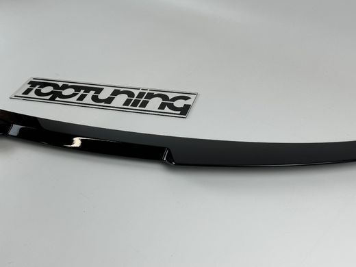 Спойлер BMW F10 стиль М4 чорний глянсовий (ABS-пластик) тюнінг фото