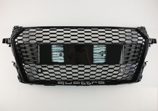 Решітка радіатора Audi TT RS Quattro чорний глянець (14-18 р.в.) тюнінг фото