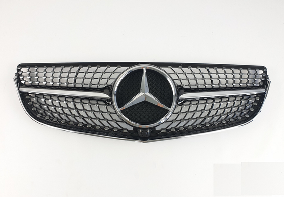 Решетка радиатора Mercedes W207 стиль Diamond (14-17 г.в.) тюнинг фото