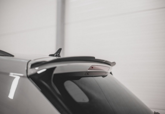 Спойлер багажника Audi Q7 4M чорний глянсовий ABS-пластик (15-19 р.в.) тюнінг фото