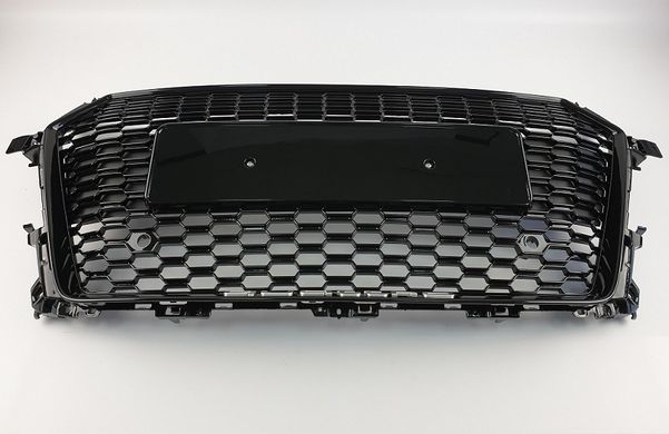 Решетка радиатора Audi TT RS Quattro черный глянец (14-18 г.в.) тюнинг фото