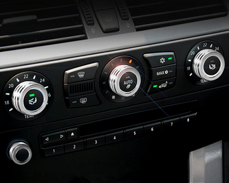 Ручки регулировки обогревателя BMW E60 тюнинг фото