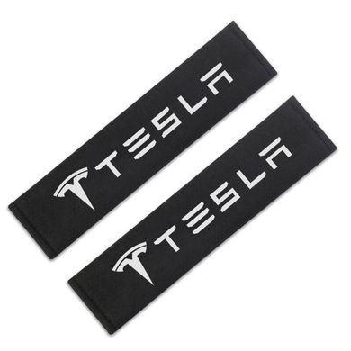 Накладки (чохли) для ременя безпеки Tesla тюнінг фото