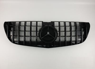 Решетка радиатора Mercedes Vito W447 стиль GT Black (14-19 г.в.) тюнинг фото