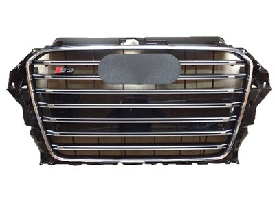 Решетка радиатора Audi A3 стиль S3 (12-16 г.в.) тюнинг фото