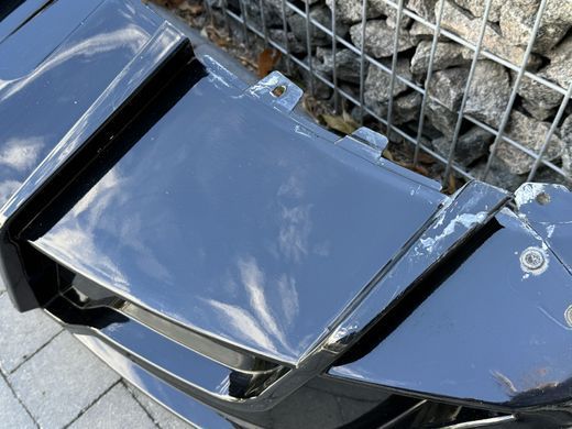 Накладка заднего бампера Tesla Model Y черный глянец (2020-...) (Б/У) тюнинг фото