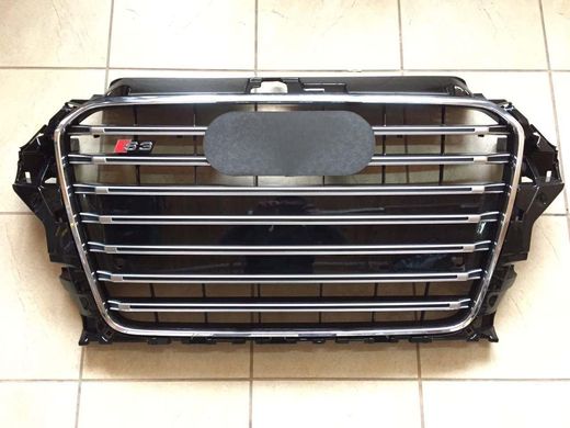 Решітка радіатора Audi A3 стиль S3 (12-16 р.в) тюнінг фото