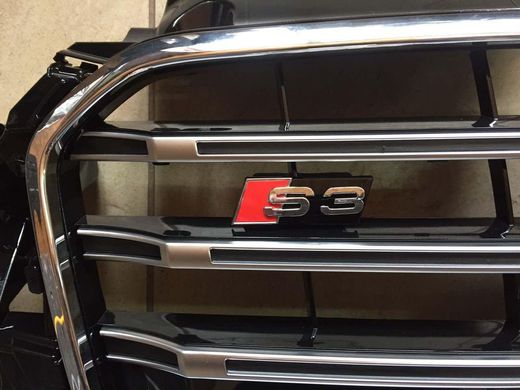 Решітка радіатора Audi A3 стиль S3 (12-16 р.в) тюнінг фото