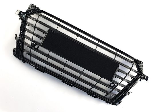 Решетка радиатора Audi TT S-Line черный глянец (14-18 г.в.) тюнинг фото