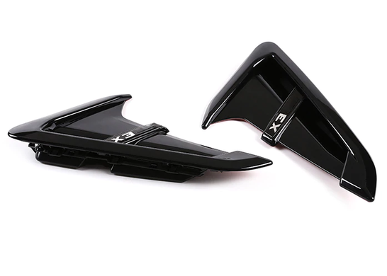 Накладки на крила-зябра BMW X3 G01 чорні тюнінг фото