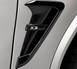 Накладки на крылья-жабры BMW X3 G01 черные тюнинг фото